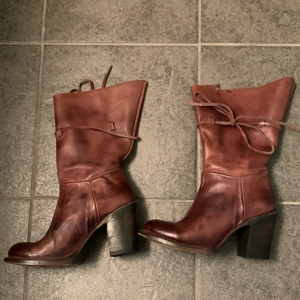 Freebird by Steve Madden Leather Heeled Boots